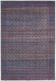 2' X 3' Blue Pink And Purple Floral Power Loom Area Rug