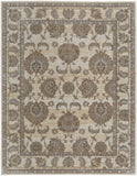 2' X 3' Tan And Brown Oriental Area Rug