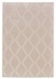 2' X 3' Ivory And Tan Geometric Stain Resistant Area Rug