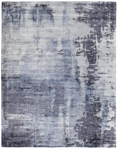 8' X 10' Gold And Beige Abstract Washable Indoor Outdoor Area Rug