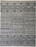 8' X 10' Lime Green Abstract Washable Non Skid Indoor Outdoor Area Rug
