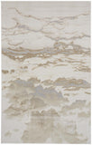 2' X 3' Brown And Ivory Abstract Area Rug