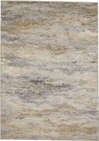 8' X 10' White And Black Geometric Washable Indoor Outdoor Area Rug