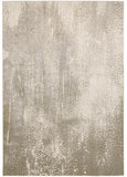8' X 10' Blue Gray And Brown Abstract Washable Indoor Outdoor Area Rug