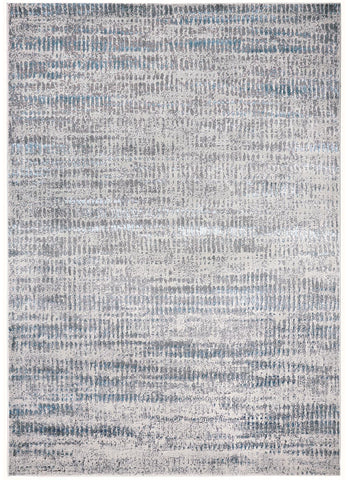 8' X 10' Fern Green and Gray Abstract Washable Indoor Outdoor Area Rug