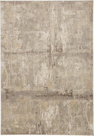 3' X 5' Rust Beige And Gray Wool Floral Medallion Hand Tufted Area Rug