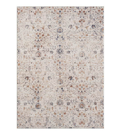 2' X 3' Red Floral Area Rug