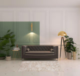 4' X 6' Beige Abstract Area Rug