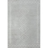 5' X 7' Gray Diamond Area Rug