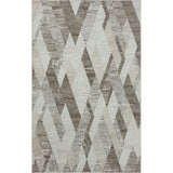 5' X 8' Gray Geometric Area Rug