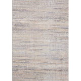 5' X 8' Beige And Gray Striped Area Rug