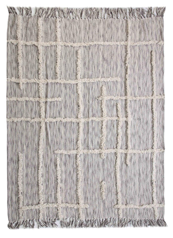 5' X 8' Teal Blue And Turquoise Patchwork Washable Indoor Outdoor Area Rug