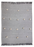 8' X 10' Beige And Gray Plaid Washable Indoor Outdoor Area Rug