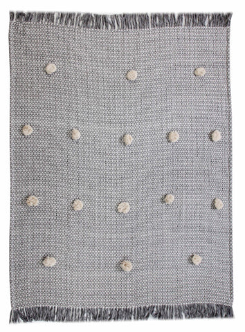 8' X 10' Beige And Gray Plaid Washable Indoor Outdoor Area Rug