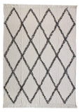 8' X 10' Teal Blue And Ivory Animal Print Washable Indoor Outdoor Area Rug