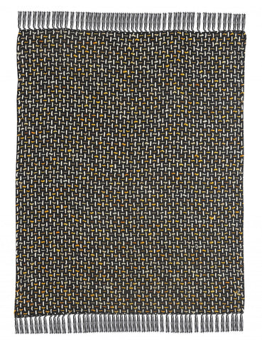 8' X 10' Gray Abstract Washable Non Skid Indoor Outdoor Area Rug