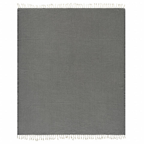 8' X 10' Chocolate And Beige Abstract Washable Indoor Outdoor Area Rug