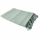 8' X 10' Artichoke Green And Ivory Geometric Washable Indoor Outdoor Area Rug