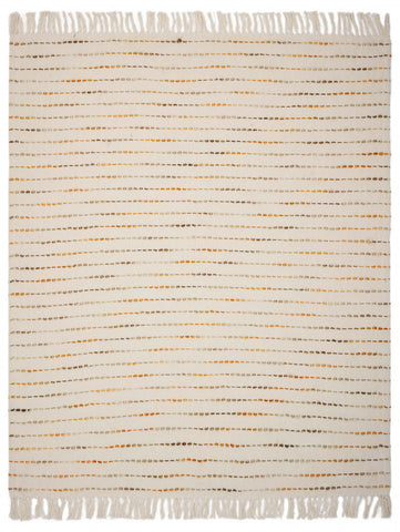 8' X 10' Green And Yellow Abstract Washable Indoor Outdoor Area Rug
