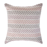 18" Purple and White Throw Pillow