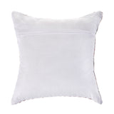18" Purple and White Throw Pillow