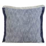 20" Blue and White Throw Pillow