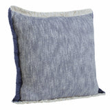 20" Blue and White Throw Pillow