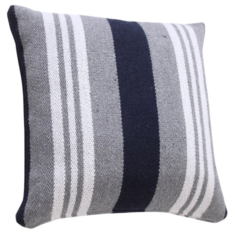 8' X 10' Teal Blue Ivory And Gray Abstract Washable Indoor Outdoor Area Rug