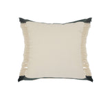 5' X 8' Turquoise And Beige Floral Medallion Washable Indoor Outdoor Area Rug