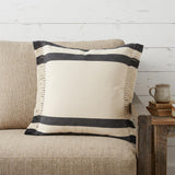 20" Blue and White Throw Pillow