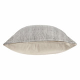 20" Gray Wool Throw Pillow