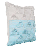 8' X 10' Pale Aqua And Taupe Abstract Washable Indoor Outdoor Area Rug