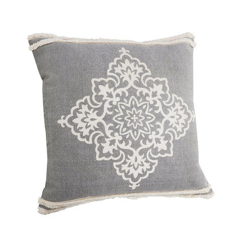 8' X 10' Artichoke Green And Ivory Geometric Washable Indoor Outdoor Area Rug
