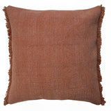 20" Brown Throw Pillow