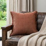 20" Brown Throw Pillow