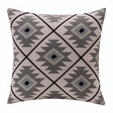 5' X 8' Sage Gray And Ivory Abstract Washable Area Rug With UV Protection