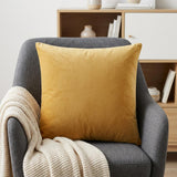 20" Yellow Throw Pillow