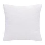 20" X 20" Blue And White 100% Cotton Diamond Zippered Pillow