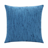 Queen Light Blue Cotton Chevron Blanket