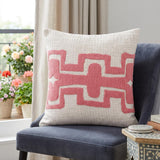 20" Coral Throw Pillow