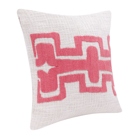 20" Coral Throw Pillow