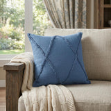 18" Cobalt Throw Pillow