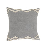 8' X 10' Olive Green Gray And Ivory Striped Washable Indoor Outdoor Area Rug