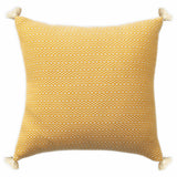 18" Mustard Throw Pillow