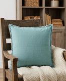24" Teal Throw Pillow