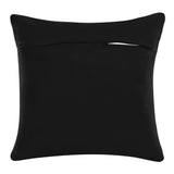 20" Black And White Forest Animals Throw Pillow