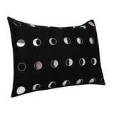 8' Eggplant And Purple Round Abstract Washable Indoor Outdoor Area Rug