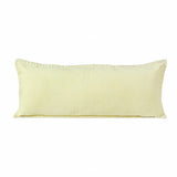 14" X 36" Light Yellow Throw Pillow