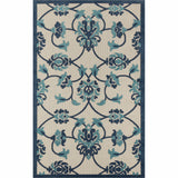 8' X 10' Purple And Ivory Striped Washable Indoor Outdoor Area Rug