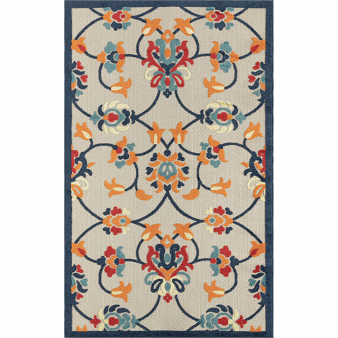 8' X 10' Olive Green And Artichoke Green Patchwork Washable Indoor Outdoor Area Rug